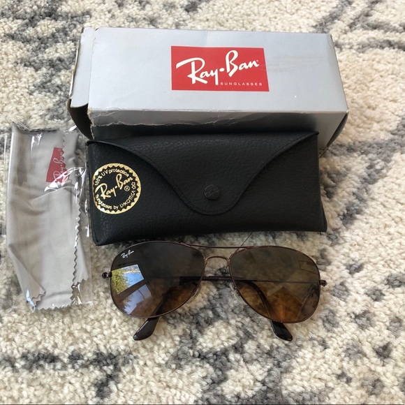 Ray-Ban Accessories - Ray-Ban “cockpit” brown sunglasses